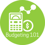 Budgeting 101 Labeled Circle Icon