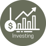 Investing Labeled Circle Icon